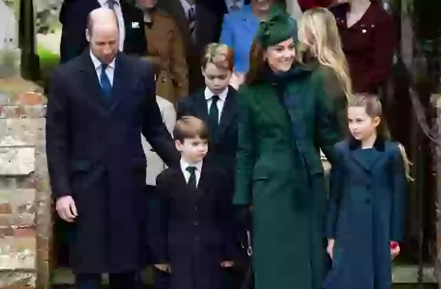 Kate Middleton is pictured alongside her family.