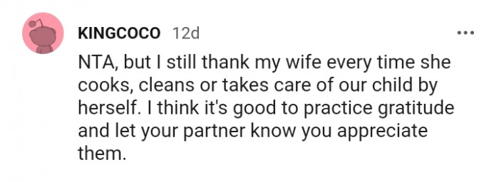 Let your partner know you appreciate them