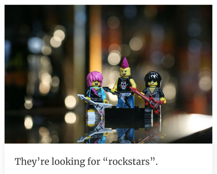 17. High qualifications and a meager rate, lol.