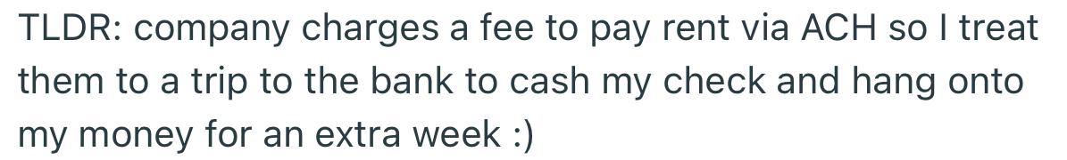 Too long, didn’t read