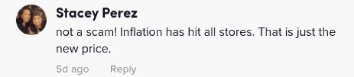 Let’s blame it on inflation