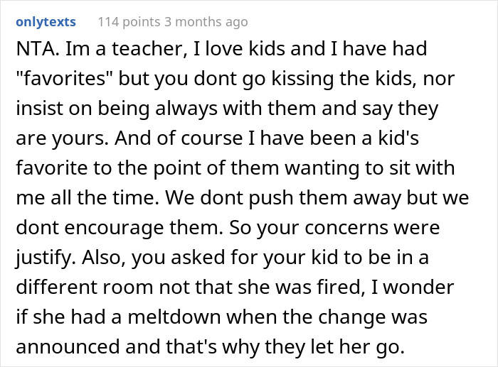 #10 She must have violent reaction about it that's why.