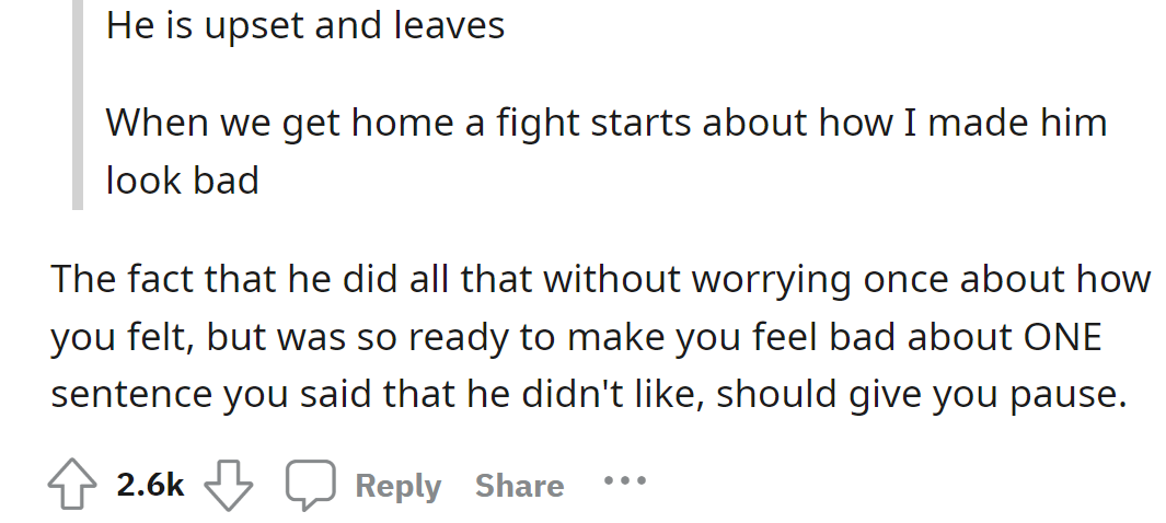 They added that this is a warning to the OP