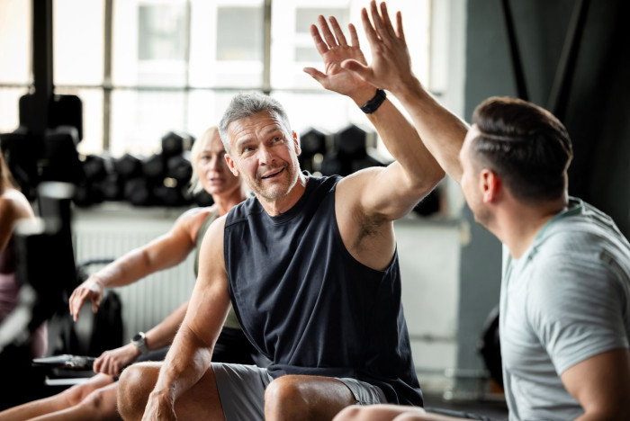 Athlete training and reaching peak physical condition around age 35