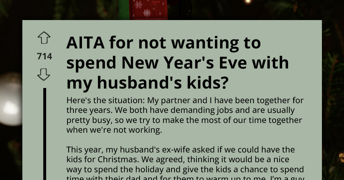 Man Bars Partner’s Kids From Spending New Year’s Eve At Their Home After Chaotic Christmas Stay
