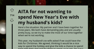 Man Bars Partner’s Kids From Spending New Year’s Eve At Their Home After Chaotic Christmas Stay