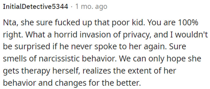 She really hurt that child, and OP is absolutely correct.