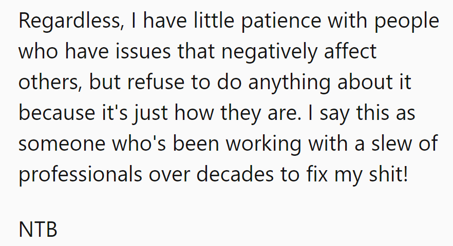 No fixing, no flying. Props to her for soaring while others stay grounded in excuses.