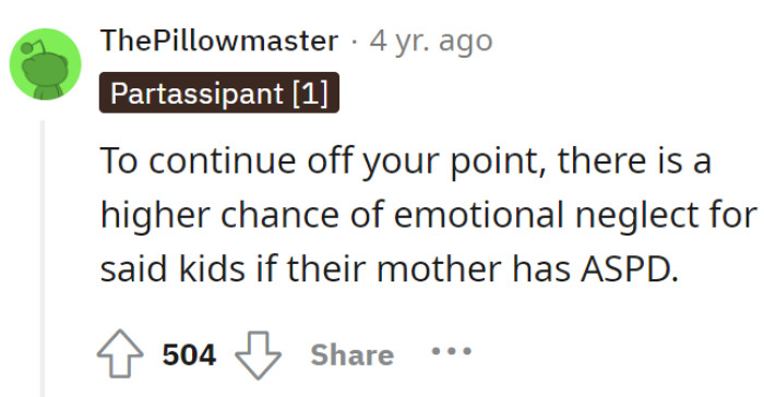 We don't want that at all.