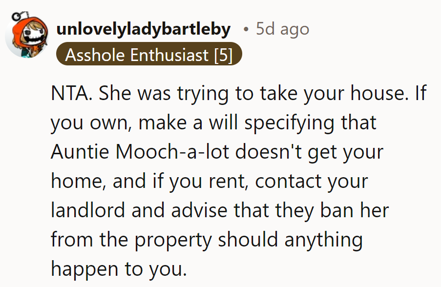 Auntie Mooch-a-lot's eyeing the castle! Time to fortify against unwanted guests, whether she rents or not.