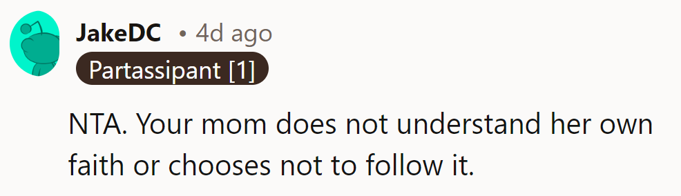 Mom's faith: lost in translation or just selective listening?