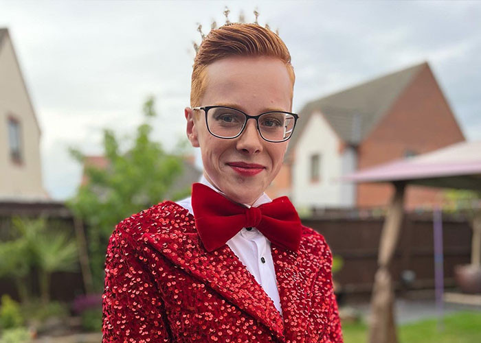 We Wish Korben the Best of Luck and Can't Wait to See Him Wearing Even More Incredible Outfits!