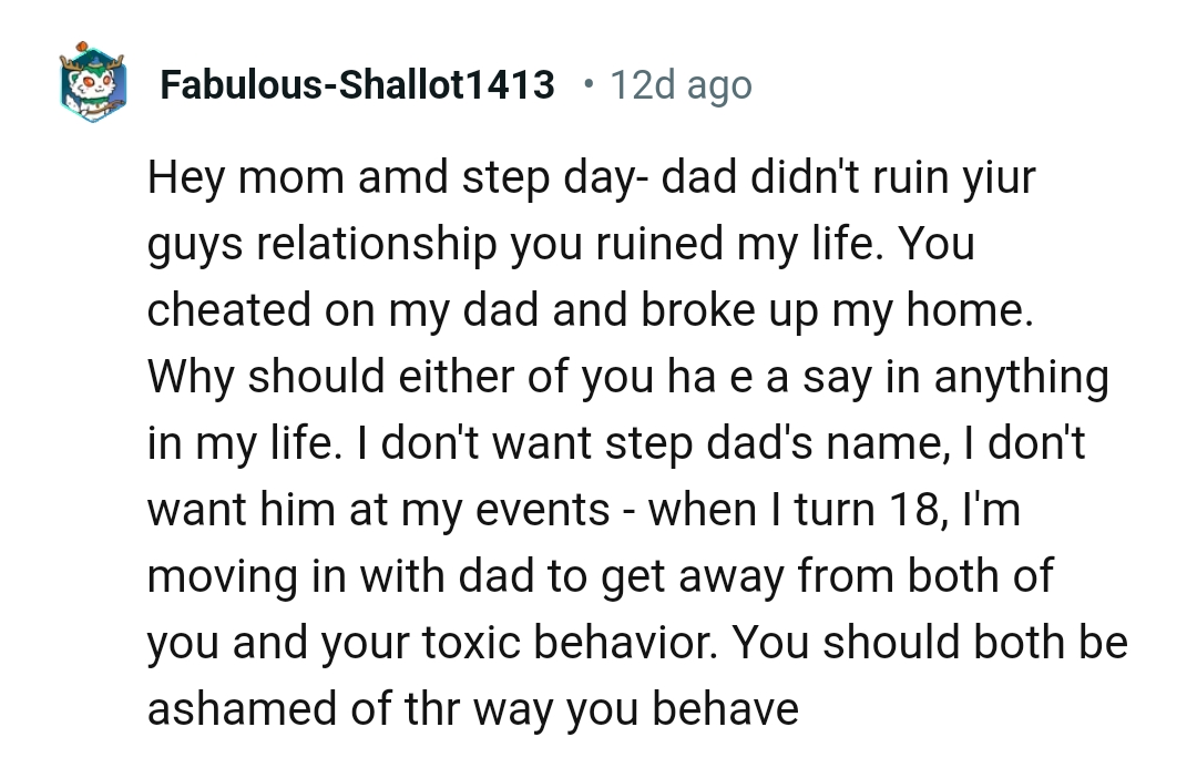 Why should they have a say in anything concerning the OP?