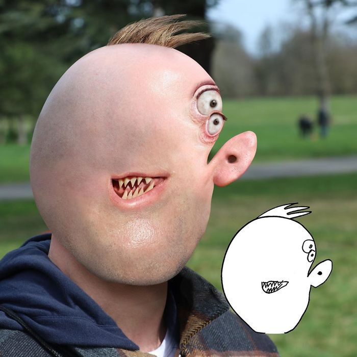 21. Seems like they are pretty mad at how men look. In their world, men look like this: