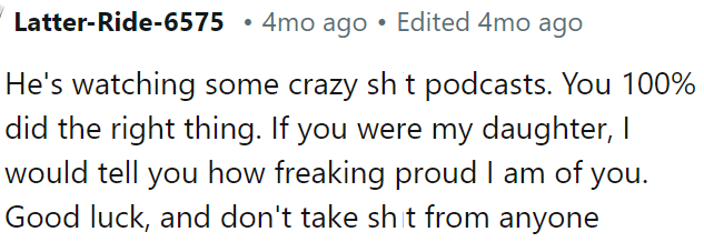 OP handled it perfectly.