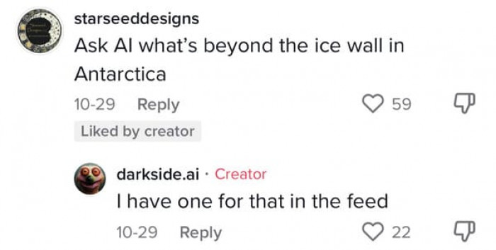 Someone suggested asking about the Antarctica ice wall, but it turns out they've already made that video.