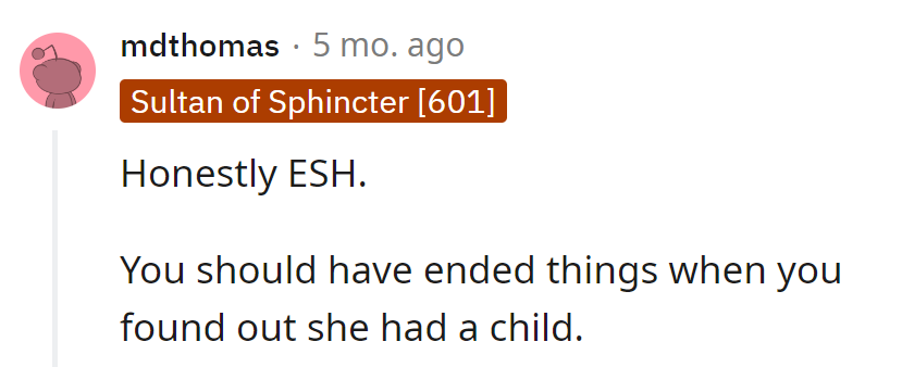 Should've swiped left on the kid chapter.