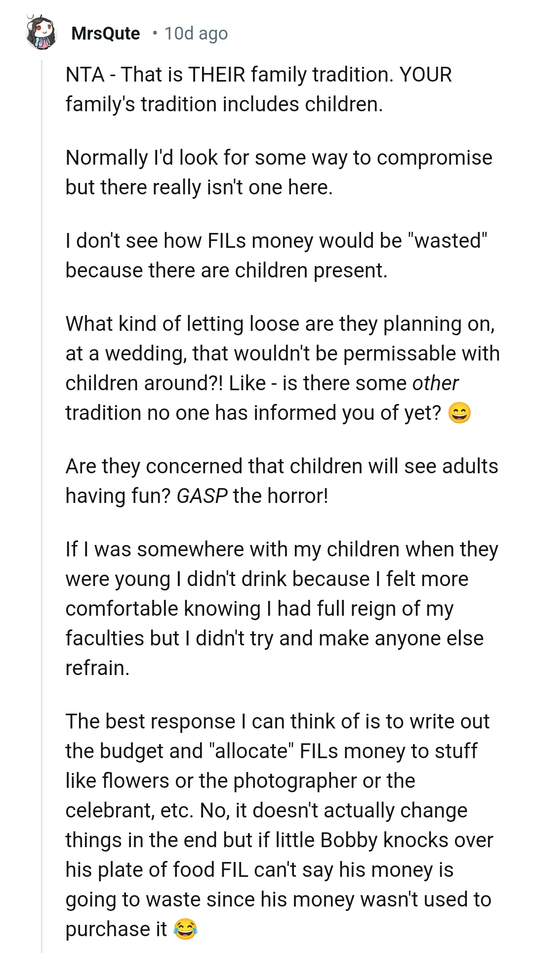 What kind of letting loose are they planning on?