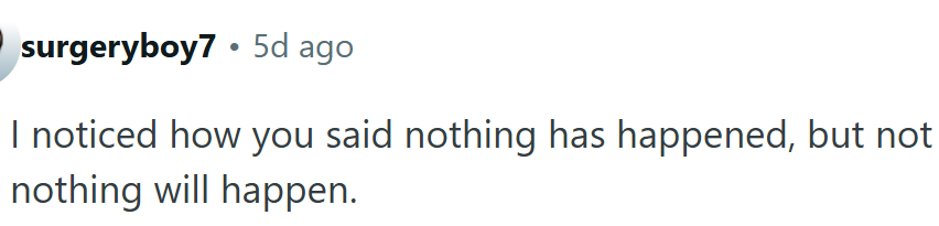 This is the key point: