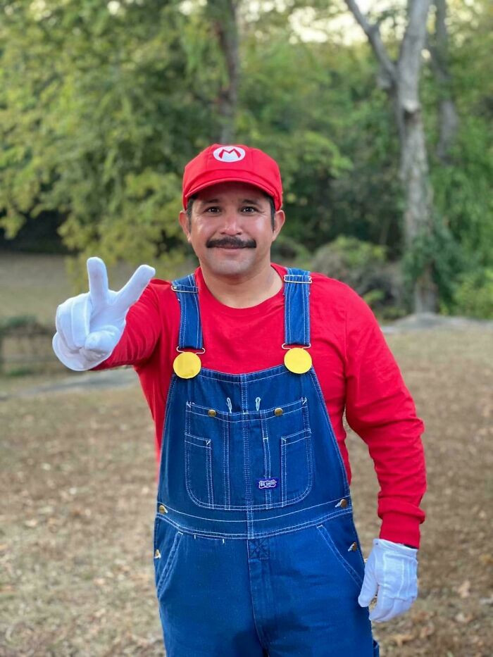 36. My Mario Costume For This Halloween