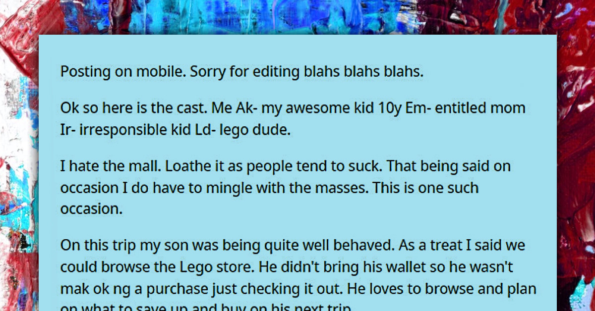 Child Discovers Cash At LEGO Store And Returns It, Earns Free LEGO Figure, Entitled Mother Demands One For Her Son's Birthday