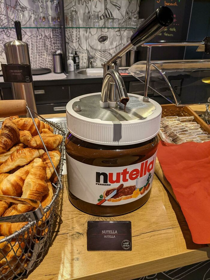 45. My Hotel Has A Nutella Dispenser