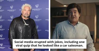 Guy Fieri Just Entered His “Suburban Dad” Era And The Internet Is Not Okay