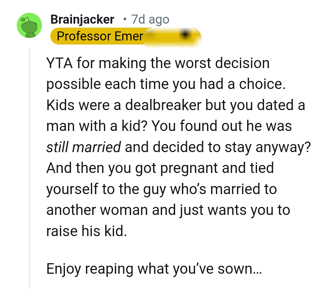 Reaping what you sow