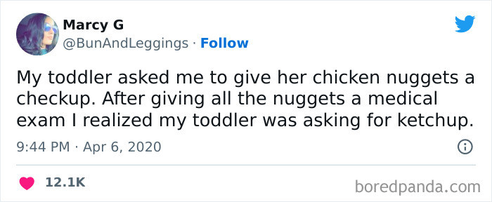 12. I want a ketchup, not a checkup