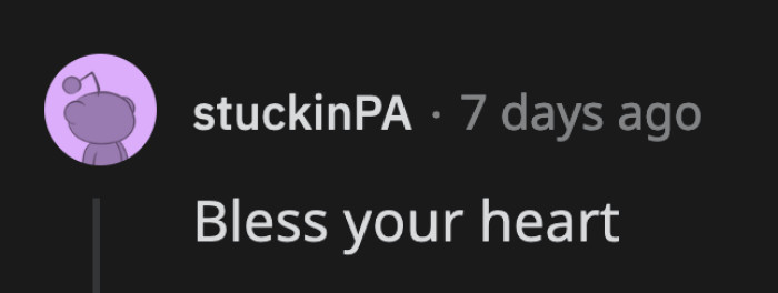 17. The Southern accent masks the blow