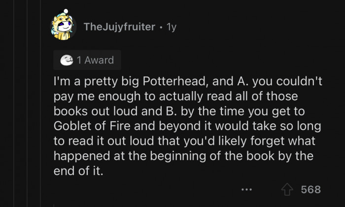 Even the most hardcore fans would not do this.