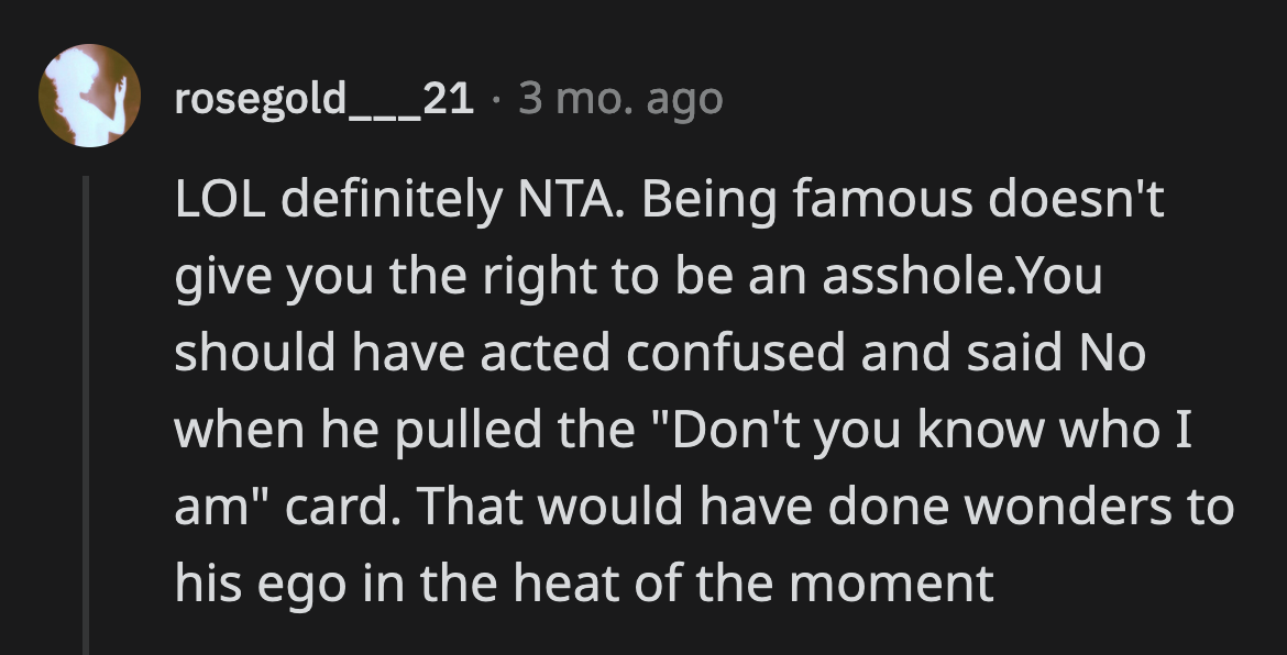 For the most part, people were appalled at how the Hollywood star behaved.