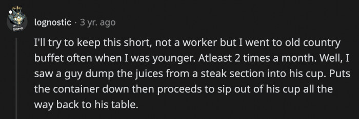 21. That's where all the flavor lives