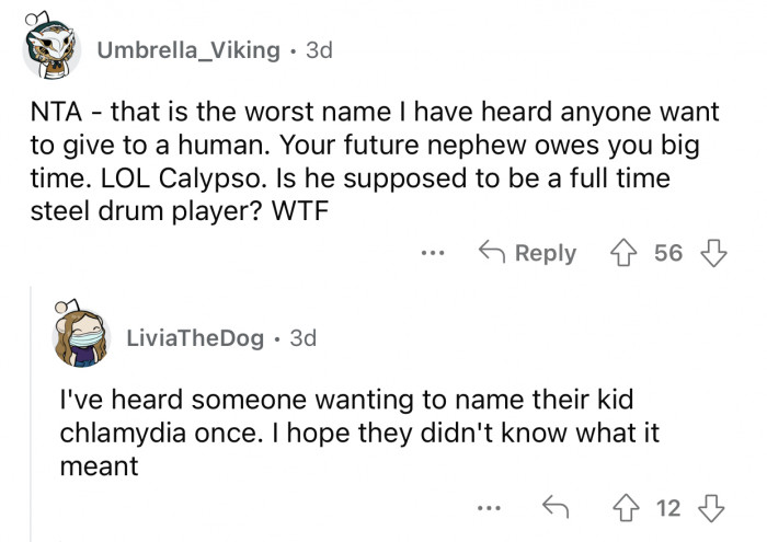 Parents need to chill a little bit when it comes to naming their kids.