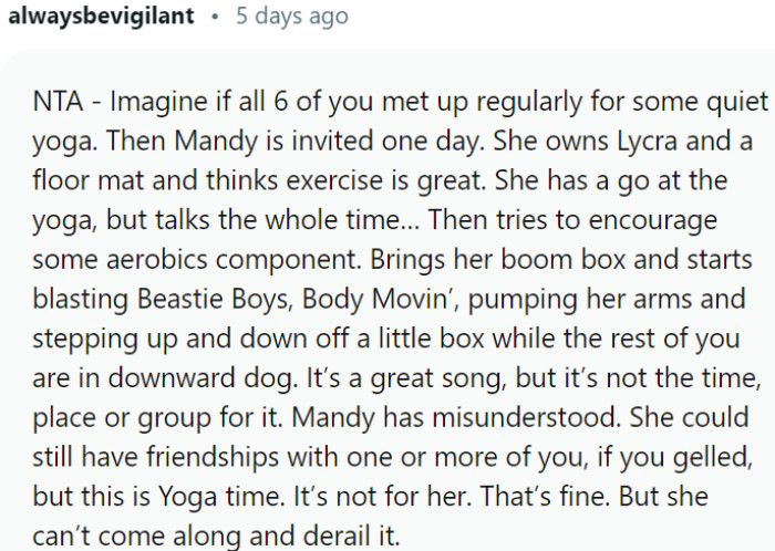 This Behavior Is Seen as a Misunderstanding of the Purpose and Dynamics of the Group