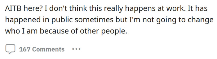 Now the OP is asking if she's the buttface here?