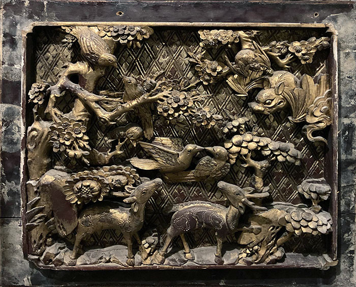 46. This beautiful sculpture from the 1950s was pulled out by the renovation team from the fireplace of OP's home