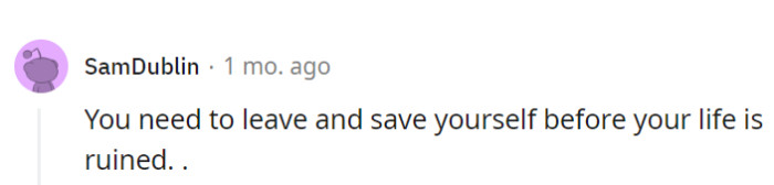 Saving oneself is a heroic act too, after all.