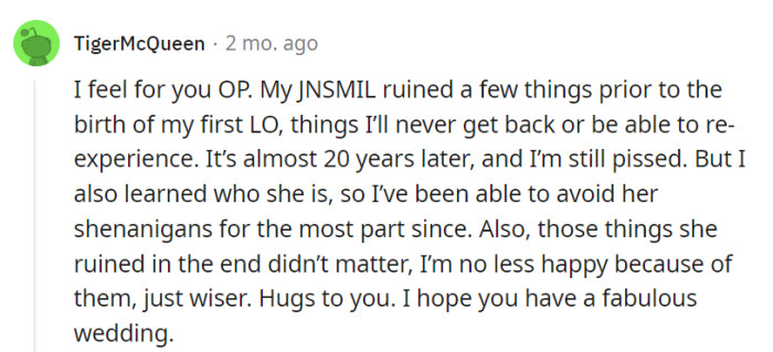 Ruined moments made me wiser at dodging drama. Here's to a fabulous wedding without the shenanigans!