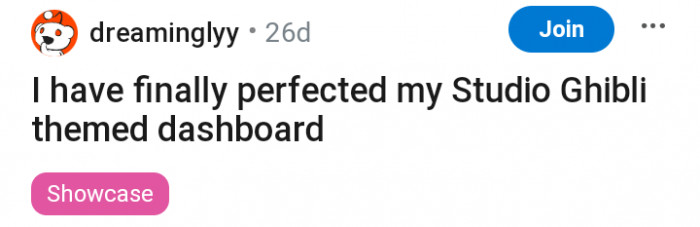 This Redditor wants to share his unique dashboard with everyone