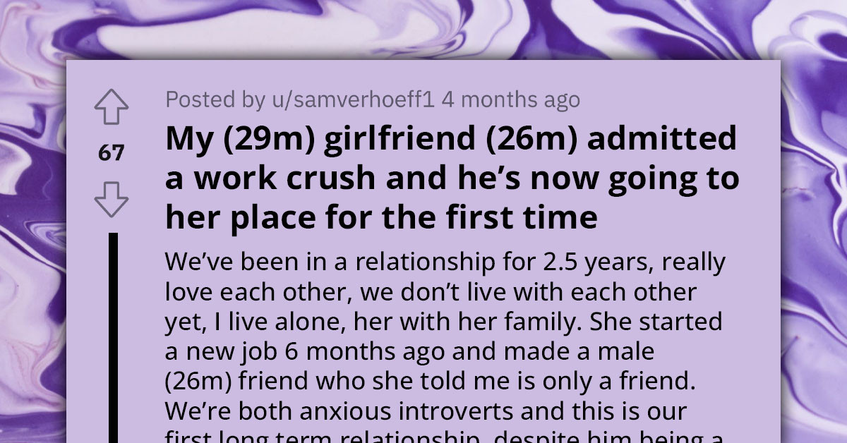 Boyfriend Wonders How To Approach Girlfriend's Hangout With Her Work Crush