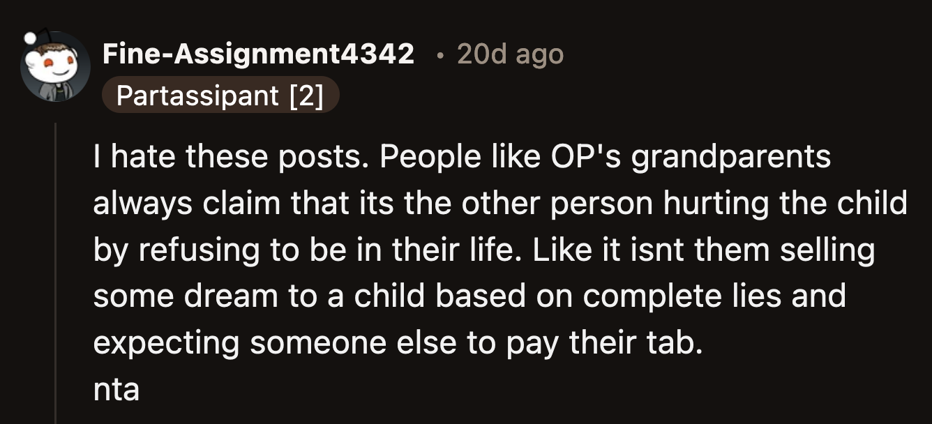 Those kids didn't deserve any of this. The fallout is all on the grandparents, though.