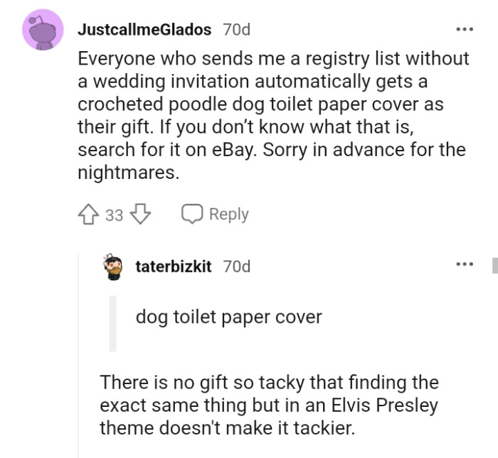 This Redditor says sorry in advance for the nightmare