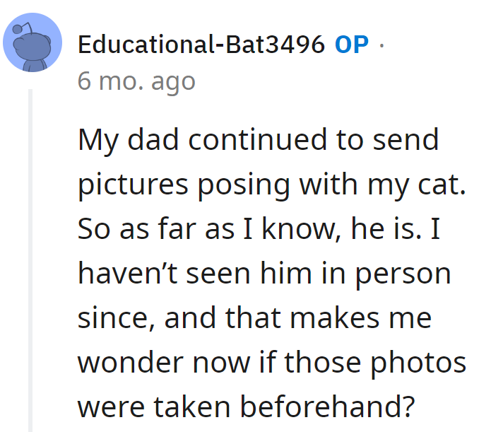 Wondering if the pictures were premeditated...