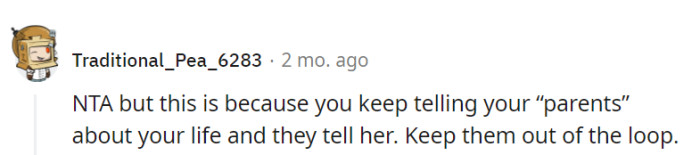 OP should stop sharing personal updates with their 