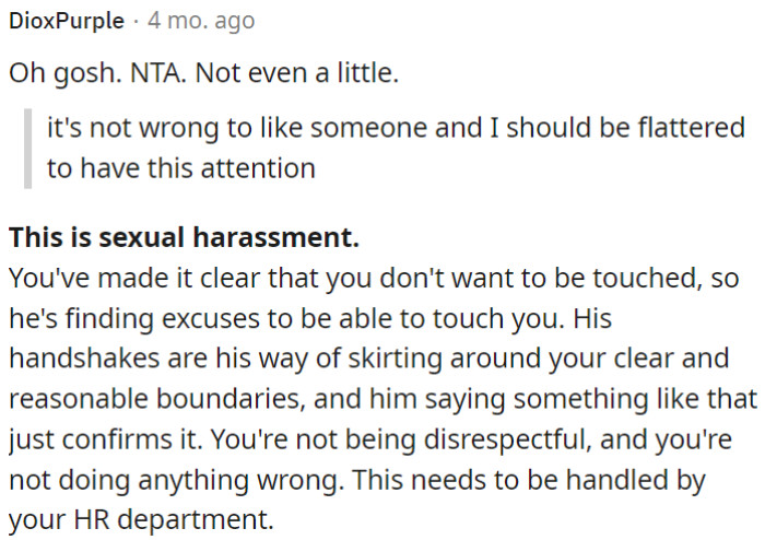 This is sexual harassment.