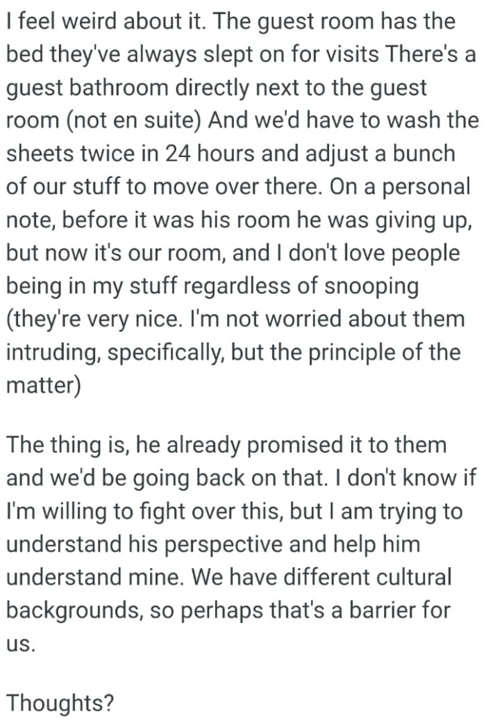 The OP does not love people being in her stuff regardless of snooping