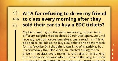 Student Sells Car for Festival Tickets, Then Expects Daily Free Rides to University