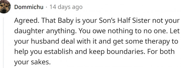 OP does not owe anything to anyone here