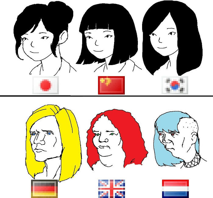 6. Note The Same Faces On Asian Women